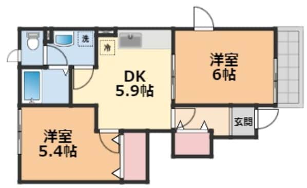 セント・ビレッヂの物件間取画像